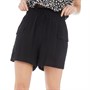 Onfire Womens Viscose Cargo Shorts Black