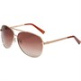 Onfire Heren Aviator Zonnebril Metallic