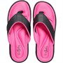 Onfire Womens Memory Foam Toe Post Sandals Black/Cerise