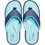 Onfire Womens Memory Foam Toe Post Sandals Navy/Aqua