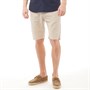 Onfire Mens Linen Mix Shorts Stone