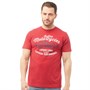 Onfire Mens Printed T-Shirt Red