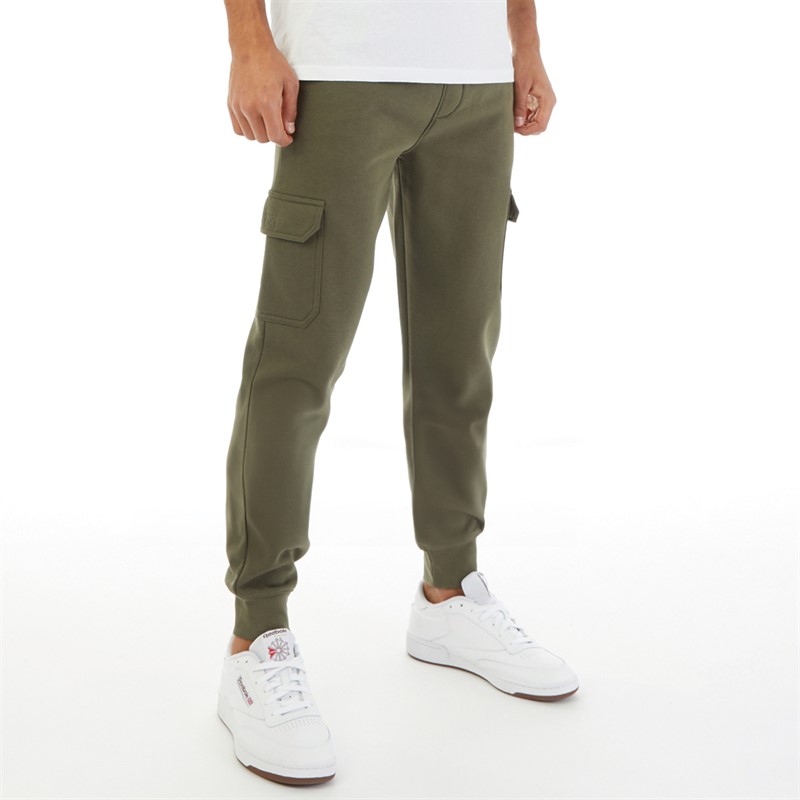 Onfire Mens Cargo Joggers Khaki