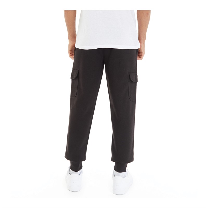 Onfire Mens Cargo Joggers Black