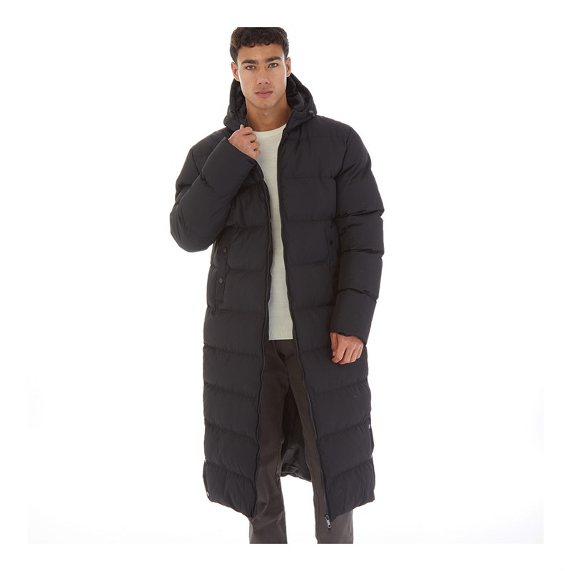 Mens long puffer coats best sale