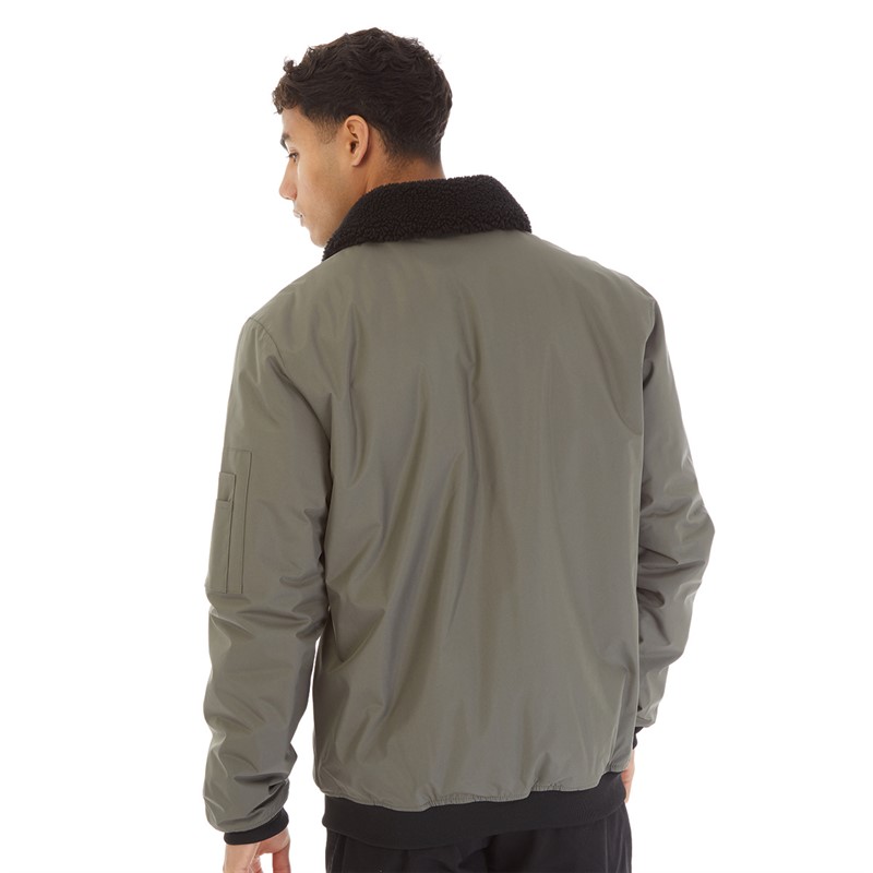 Onfire Mens Bomber Jacket Khaki