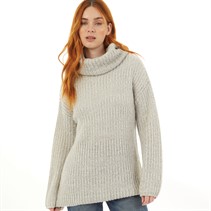 Onfire Womens Cowl Neck Sweater Grey