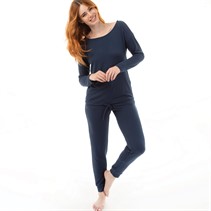 Onfire Womens Soft Touch Lounge Set Navy