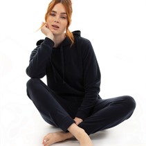 Onfire Womens Microfleece Lounge Set Navy