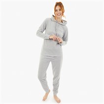 Onfire Womens Microfleece Lounge Set Grey