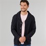 Onfire Mens Cable Shawl Collar Cardigan Navy