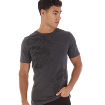 Onfire Mens T-Shirt Charcoal Marl