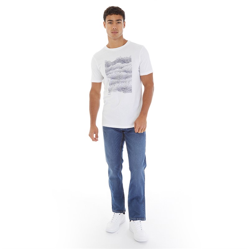 Onfire Mens T-Shirt White