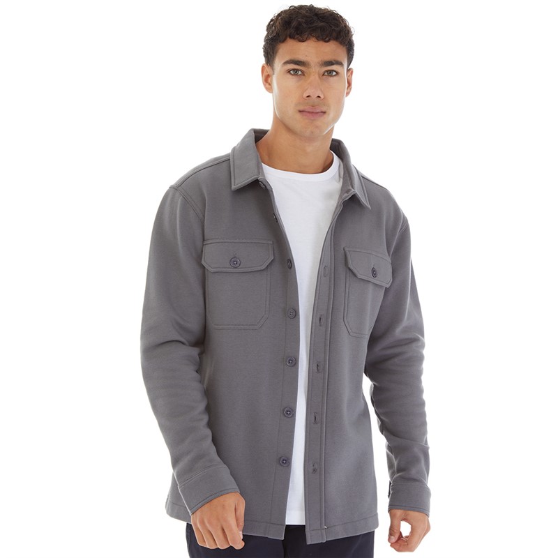 Onfire Mens Overshirt Grey