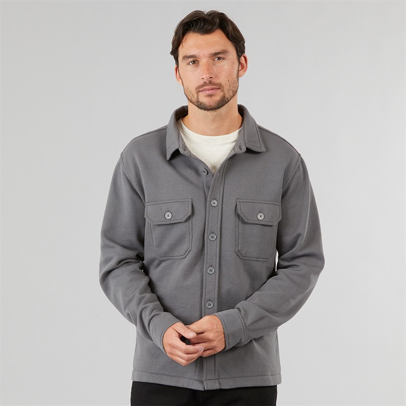 Onfire Mens Overshirt Grey