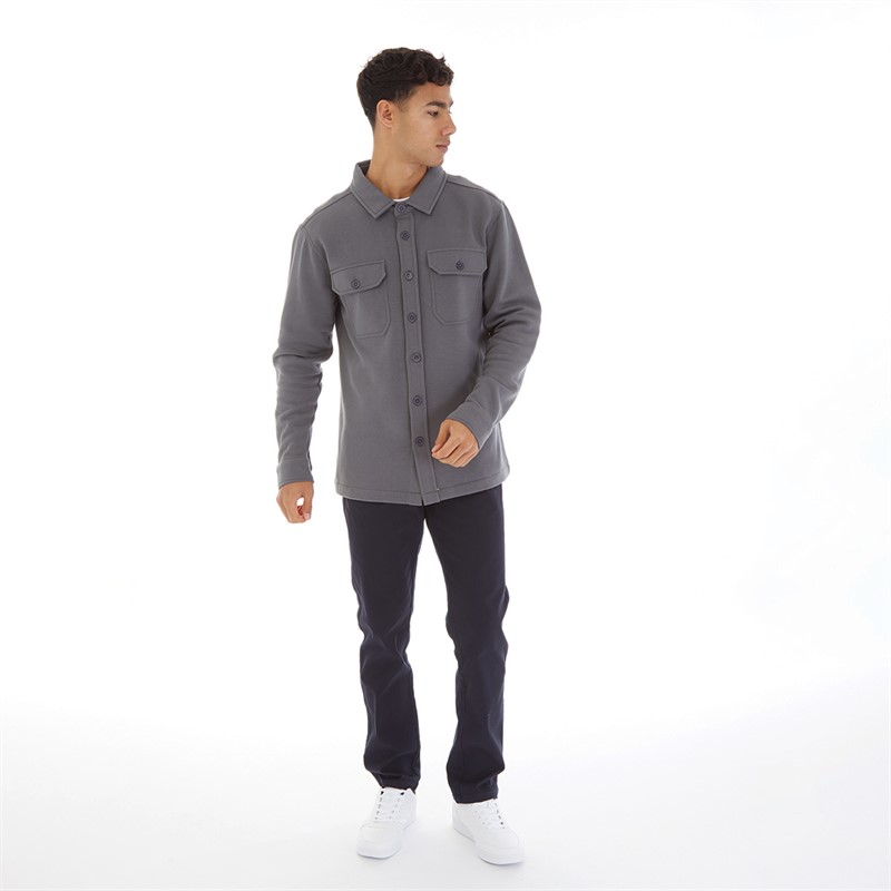 Onfire Mens Overshirt Grey