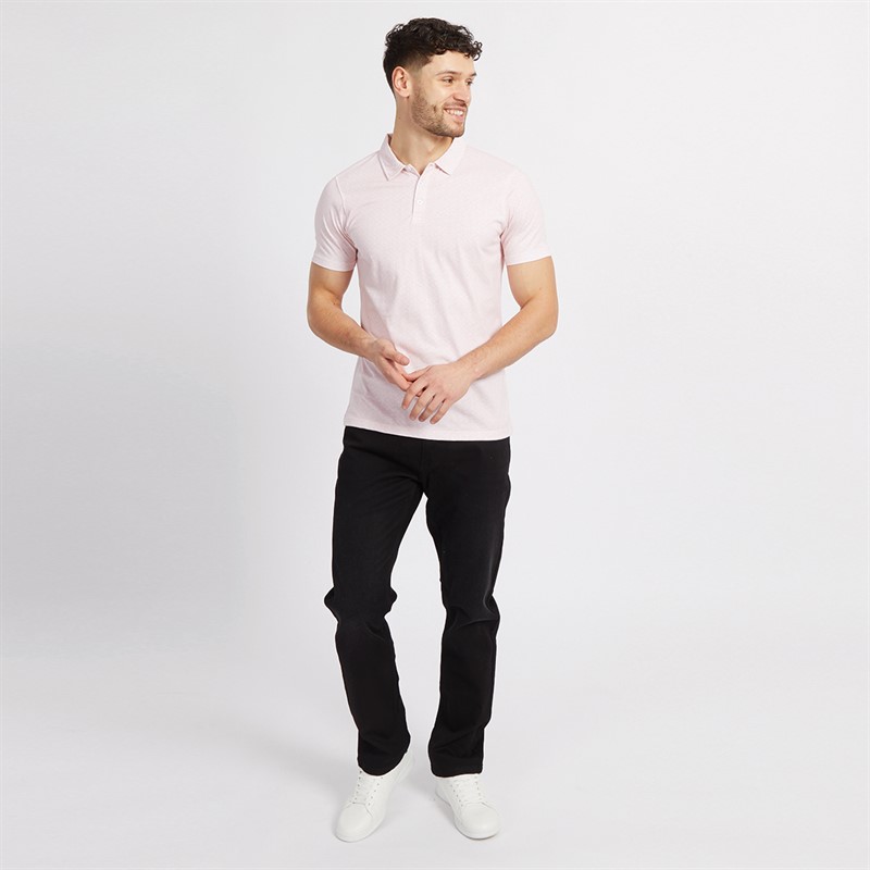 Onfire Mens Stretch Straight Fit Denim Jeans Black