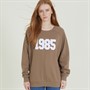 Onfire Womens Date Raglan Sweatshirt Mocha