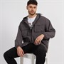 Onfire Mens Utility Jacket Grey