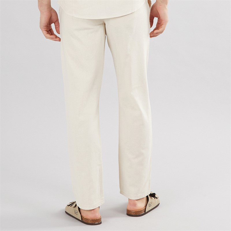 Onfire Mens Linen Trousers Stone