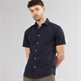 Onfire Mens Linen Shirt Navy
