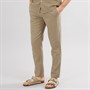 Onfire Mens Linen Trousers Khaki