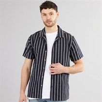 Onfire Mens Striped Shirt Navy