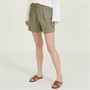 Onfire Womens Viscose Cargo Shorts Khaki