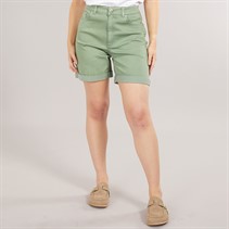 Onfire Womens Stretch Denim Shorts Khaki