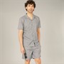 Onfire Mens Shirt And Shorts Set Black/Multi