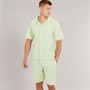 Onfire Mens Shirt And Shorts Set Sage
