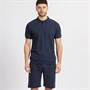 Onfire Mens Polo Shirt and Short Set Navy