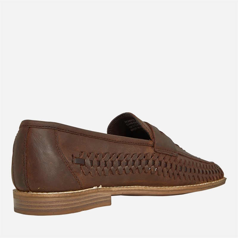 Onfire Mens Bimini Woven Loafers Brown