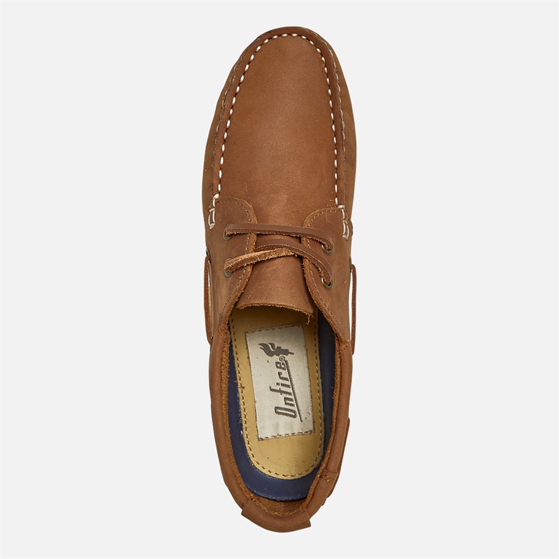 Onfire Womens Spinnaker Boat Shoes Tan/Gum
