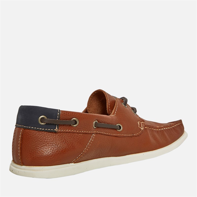 Onfire Mens Ballast Boat Shoes Tan/Navy