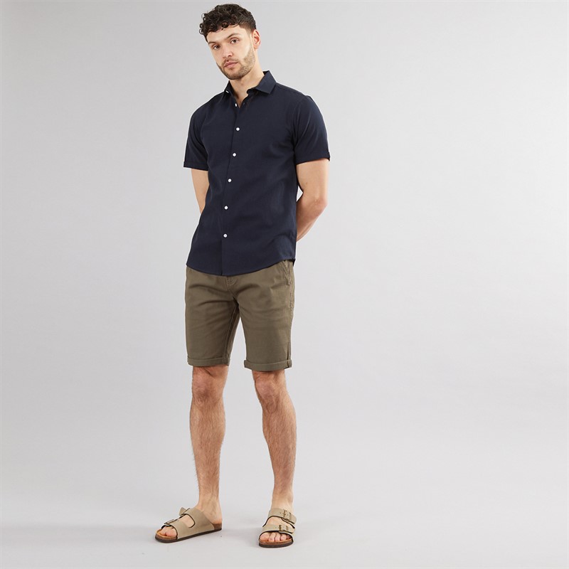 Onfire Mens Chino Shorts Khaki