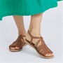 Onfire Womens Violet Woven Sandals Tan