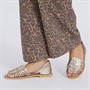 Onfire Womens Luna Woven Sandals Gold