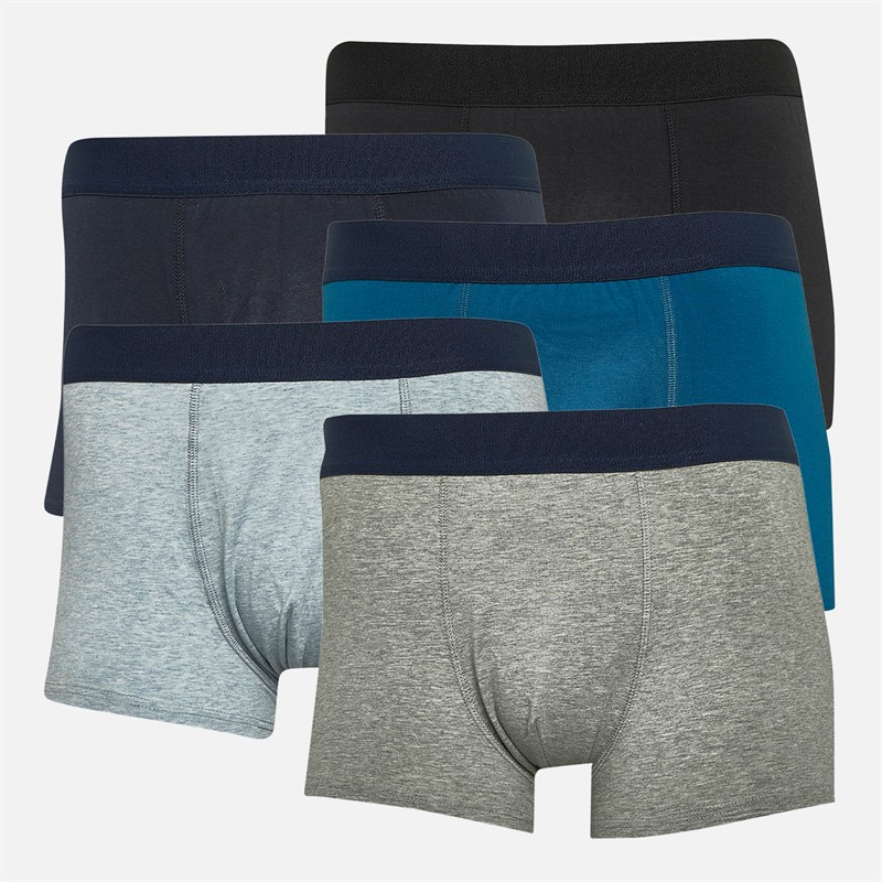 Onfire Mens Five Pack Boxer Shorts Multi Colour