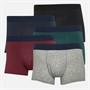 Onfire Mens Five Pack Boxer Shorts Multi Navy