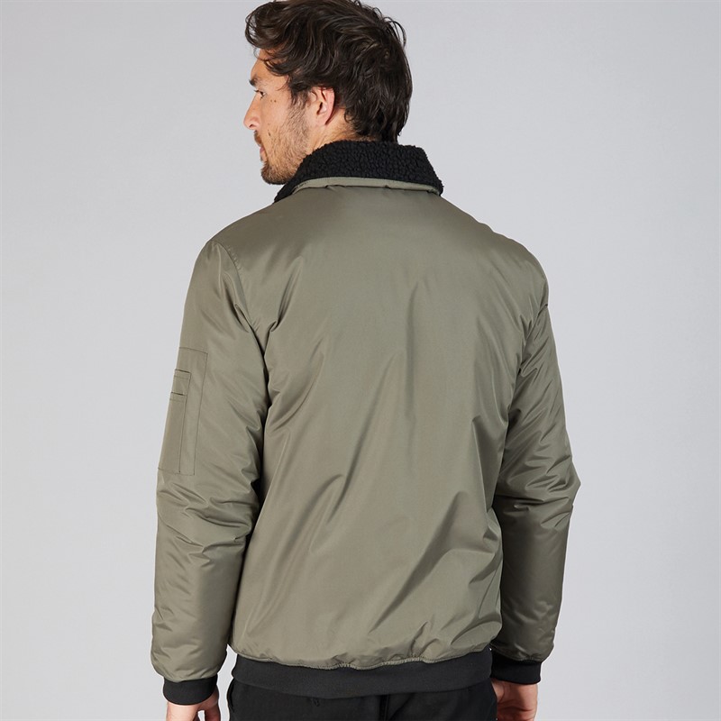 Onfire Mens Bomber Jacket Khaki