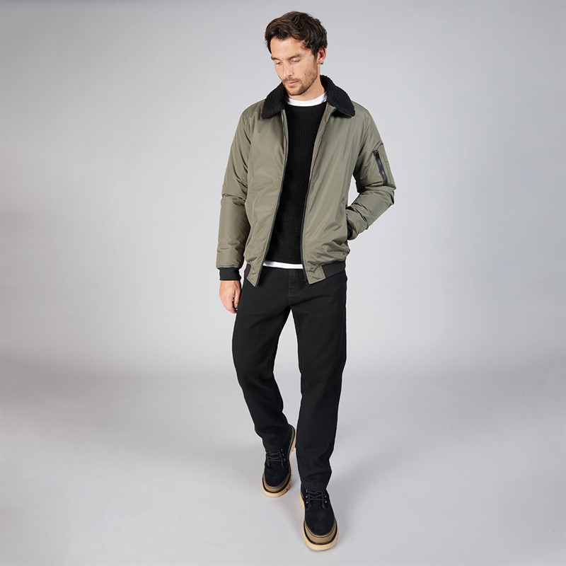 Onfire Mens Bomber Jacket Khaki