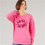 Onfire Womens Lips Sweatshirt Pink