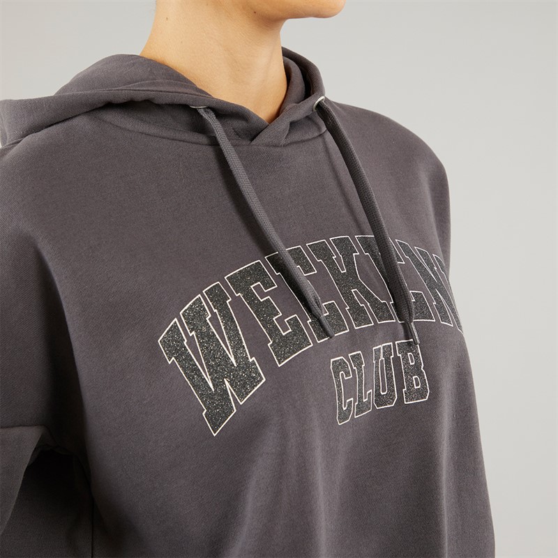 Onfire Womens Weekend Hoodie Charcoal