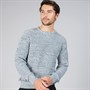 Onfire Mens Crew Neck Sweater Blue Twist