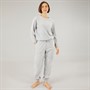 Onfire Womens Microfleece Lounge Set Grey