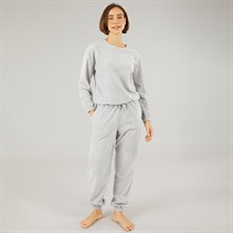 Onfire Womens Microfleece Lounge Set Grey