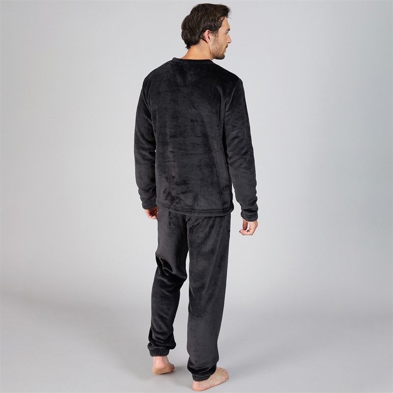 Onfire Mens Snuggle Lounge Set Black