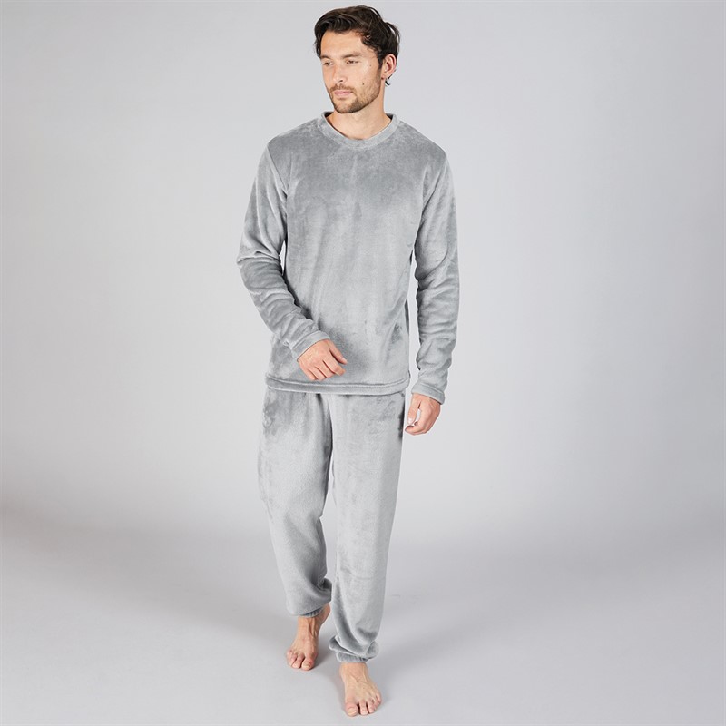 Onfire Mens Snuggle Lounge Set Charcoal