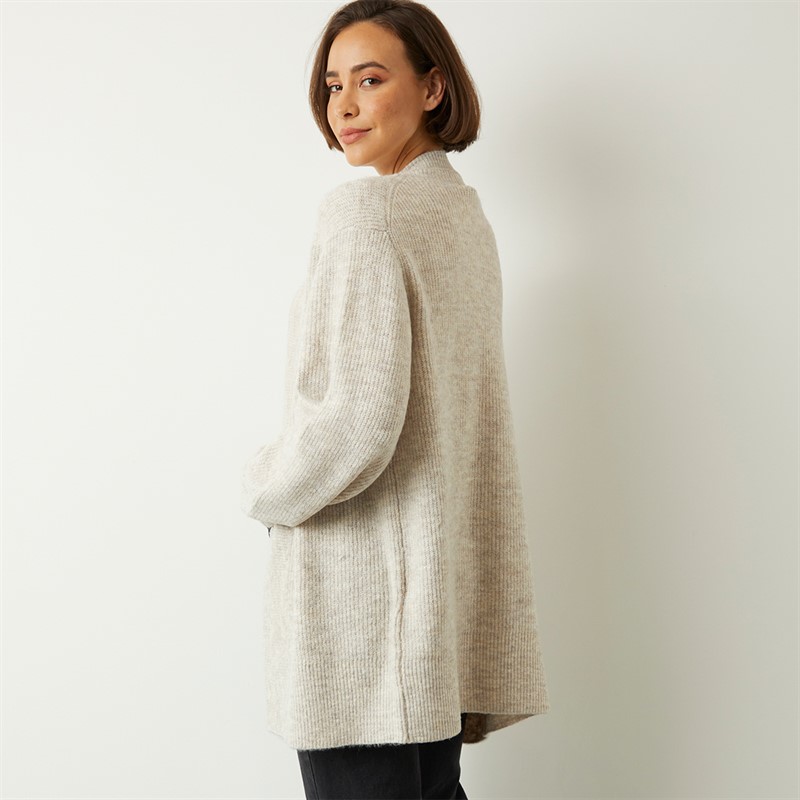 Onfire Womens Fisherman Cardigan Mink